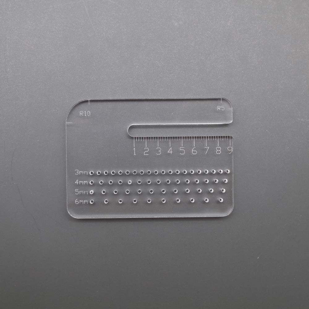 Round Cutting Distance Ruler
