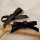 Leather Bow Hair Clip-1 Pair