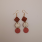 Textured Solid Leather Earrings