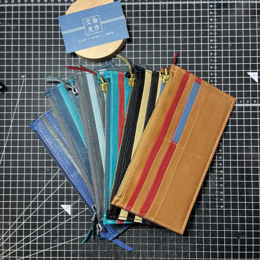 10 Card Leather Slim Wallet