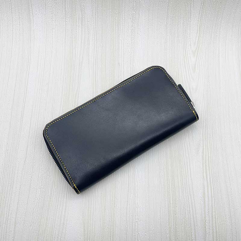 12 Card Leather Long Wallet