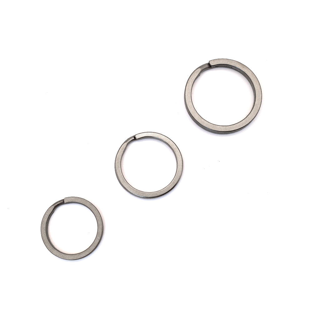 Lightweight Titanium Split Ring,0.7"/1"/1.3"