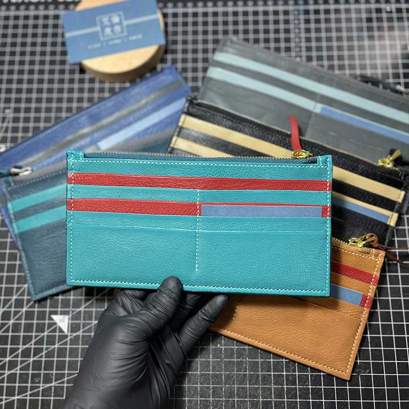 10 Card Leather Slim Wallet