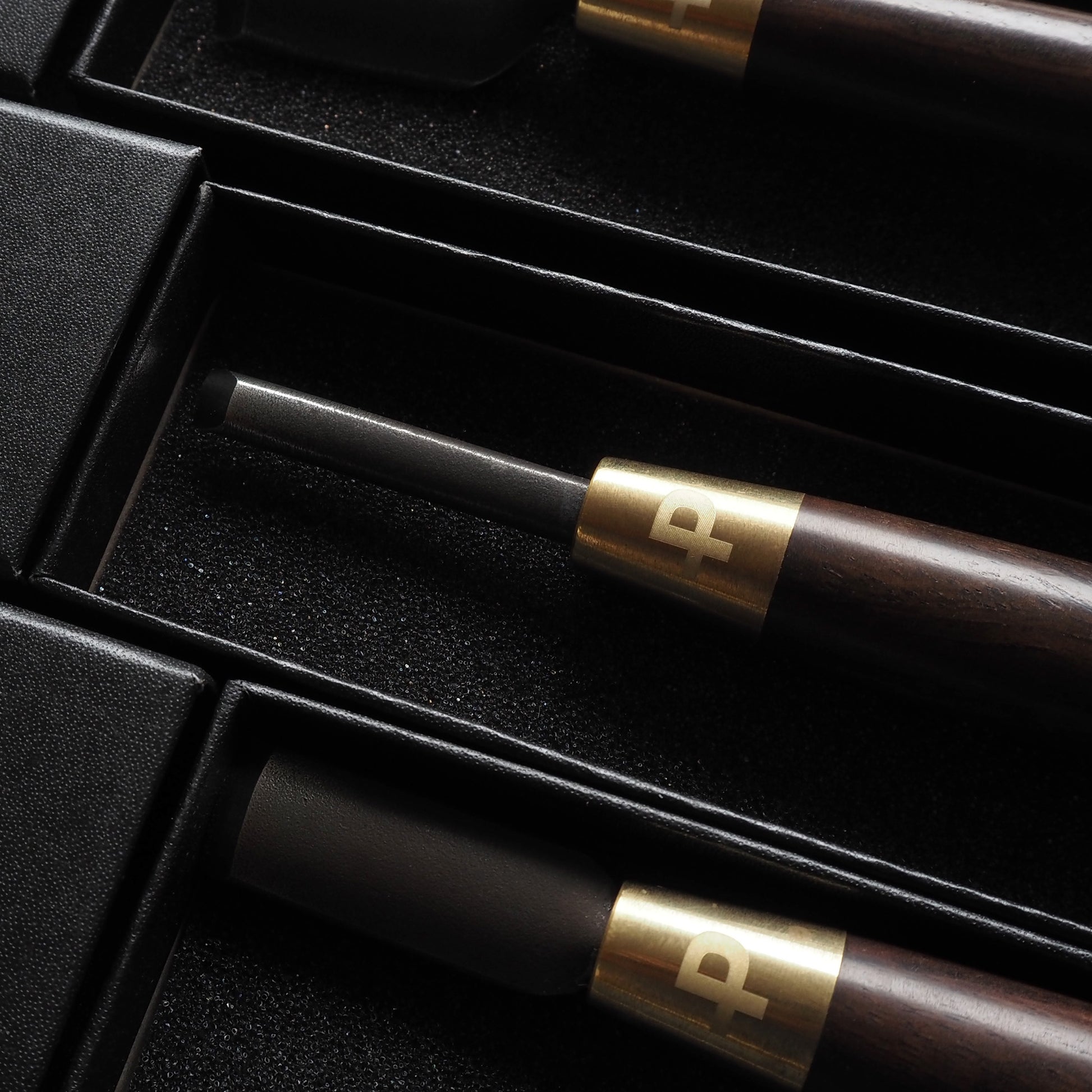 CPT Corner Punch Tool – Full Set displayed in elegant black packaging with detailed craftsmanship.