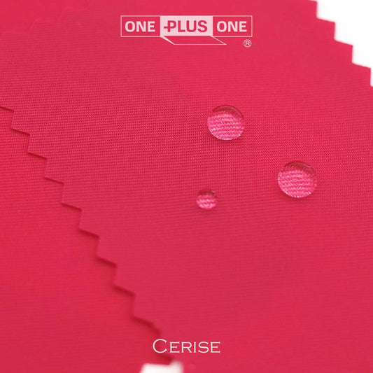 Cerise Waterproof Twill Nylon Fabric, 2 Pair