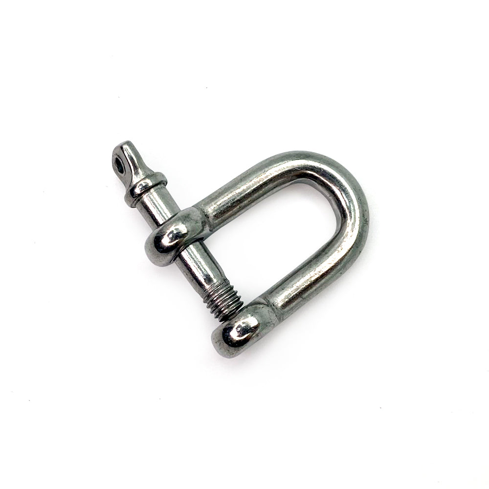 304 Stainless Steel D Ring Shackle,M4/M5/M6,Silver