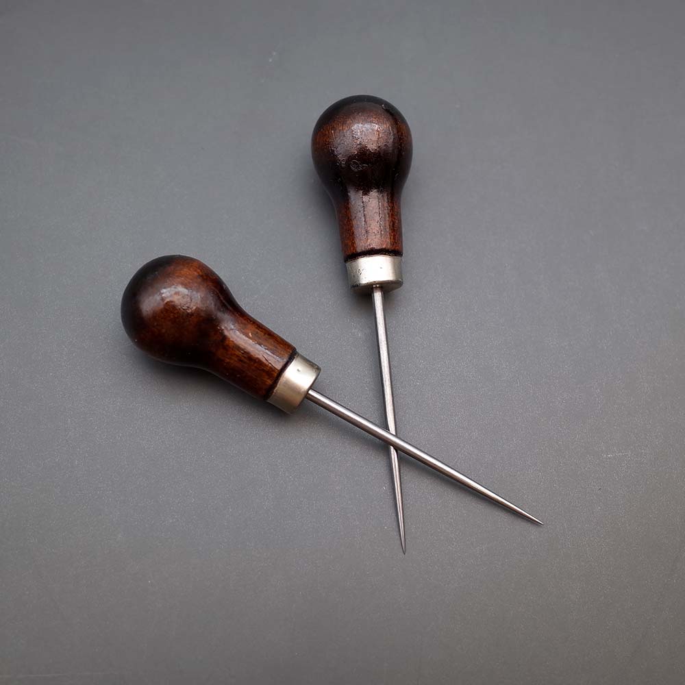 Wooden Handle Gourd Shape Scratch Awl