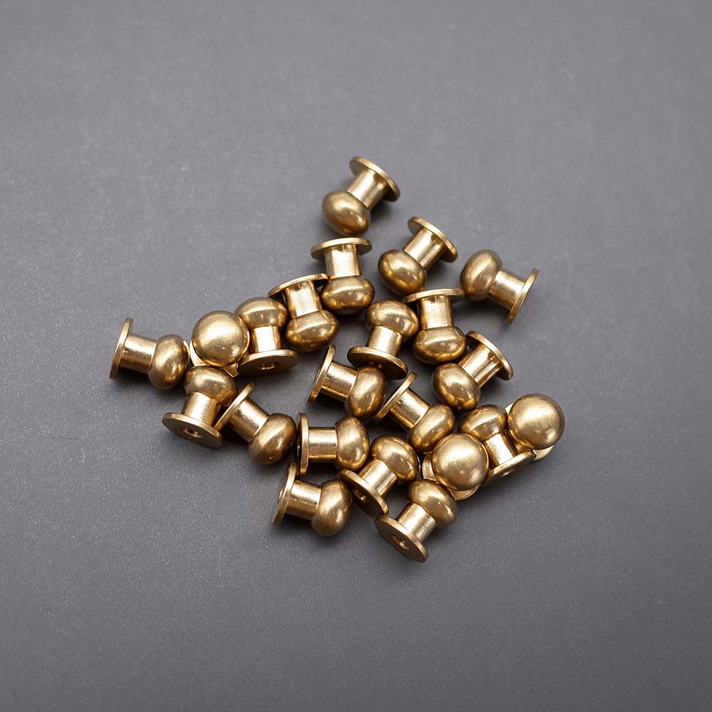 Solid Brass Sam Browne Stud-6 Set