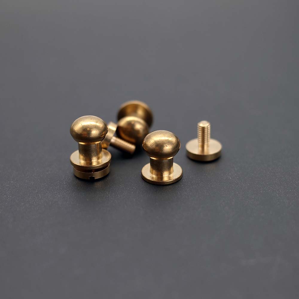 Solid Brass Sam Browne Stud-6 Set