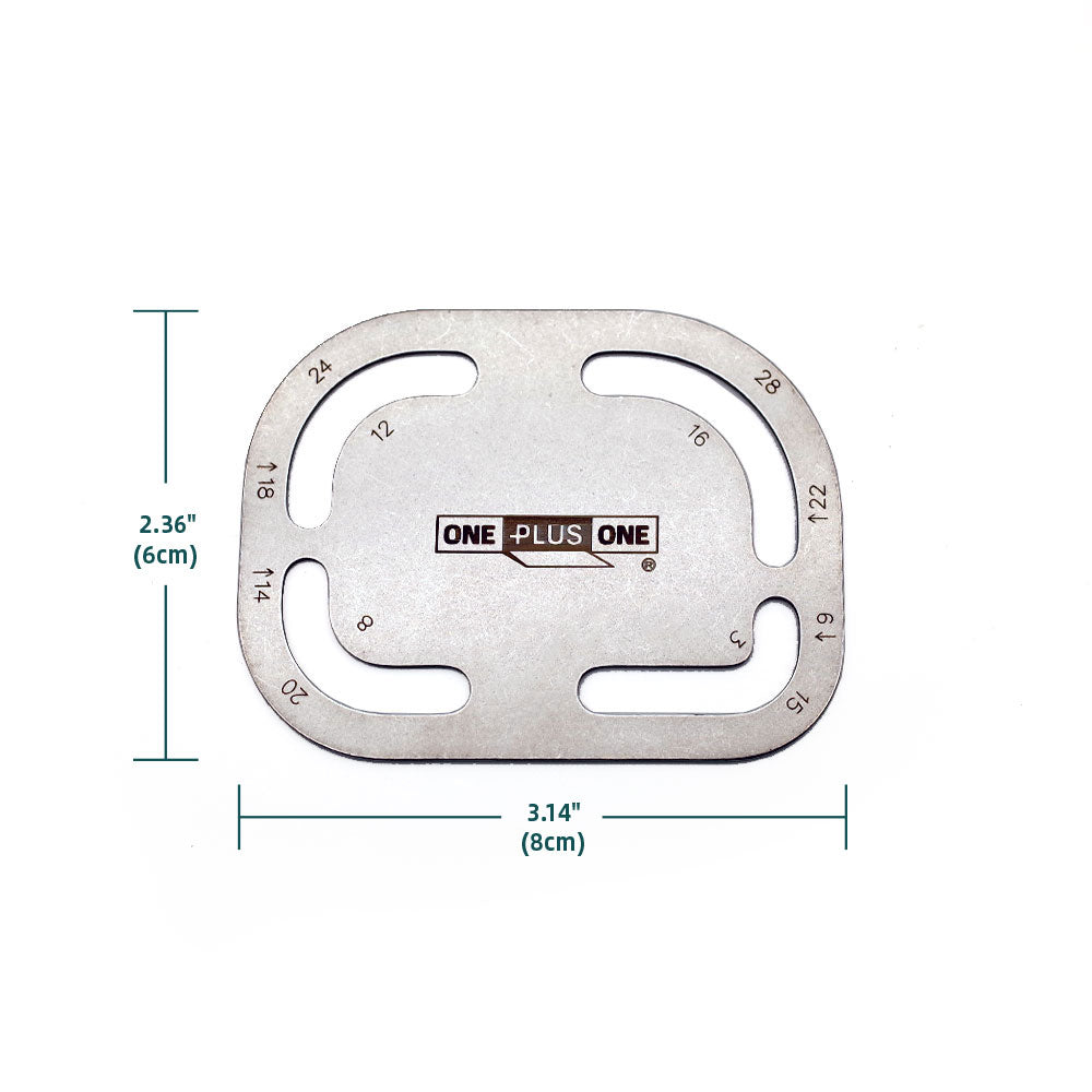 304 Stainless Steel Round Corner Ruler – OnePlusOne