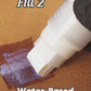 Fill 2-15mm width brush with Water-Based Pro Adhesive